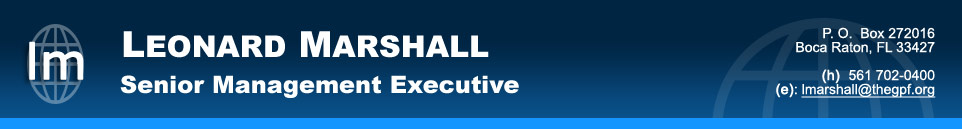 Leonard Marshall Professional Web Portfolio